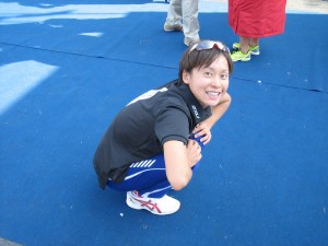 （写真２）崎本智子 選手