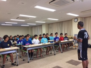 U15合宿での小原