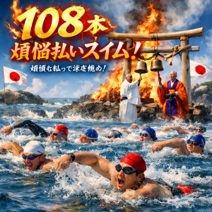 煩悩払いスイム